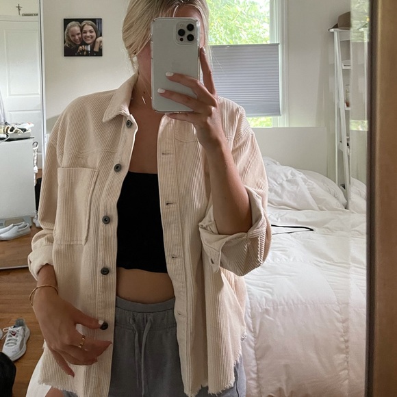 Zara | Jackets \u0026 Coats | Corduroy Zara 
